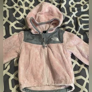 Great Condition Pink North Face Fleece - Size 6-12 Months